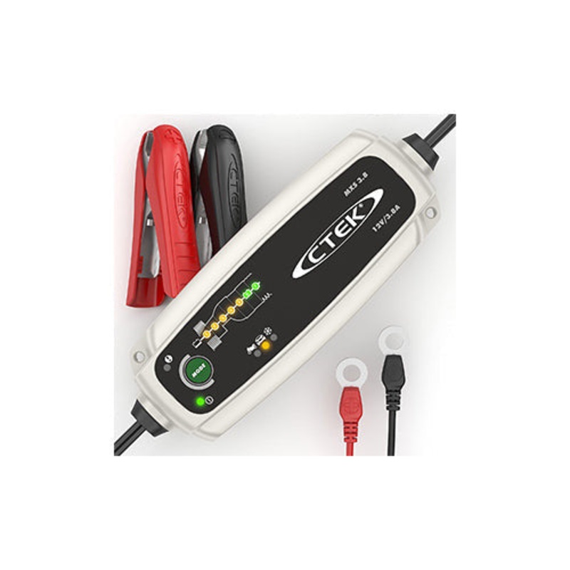 CTEK MXS 3.8  12v 3.8a 7 Stage SMART BATTERY CHARGER 5 YEAR WARRANTY MXS3.8