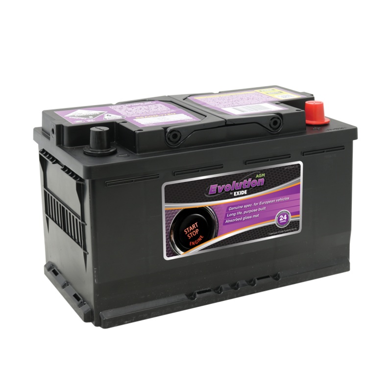 Exide 12V SSAGM-77EU AGM Start-Stop Battery – 12V 800CCA