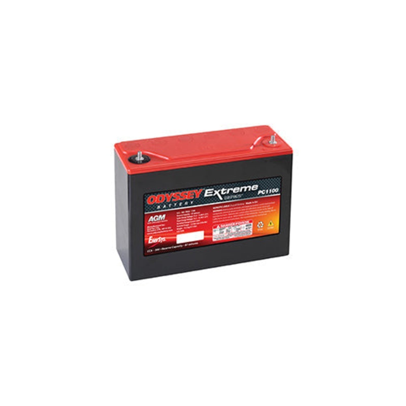 Odyssey PC1100 AGM Extreme Racing Car Battery – 500 CCA, 12V