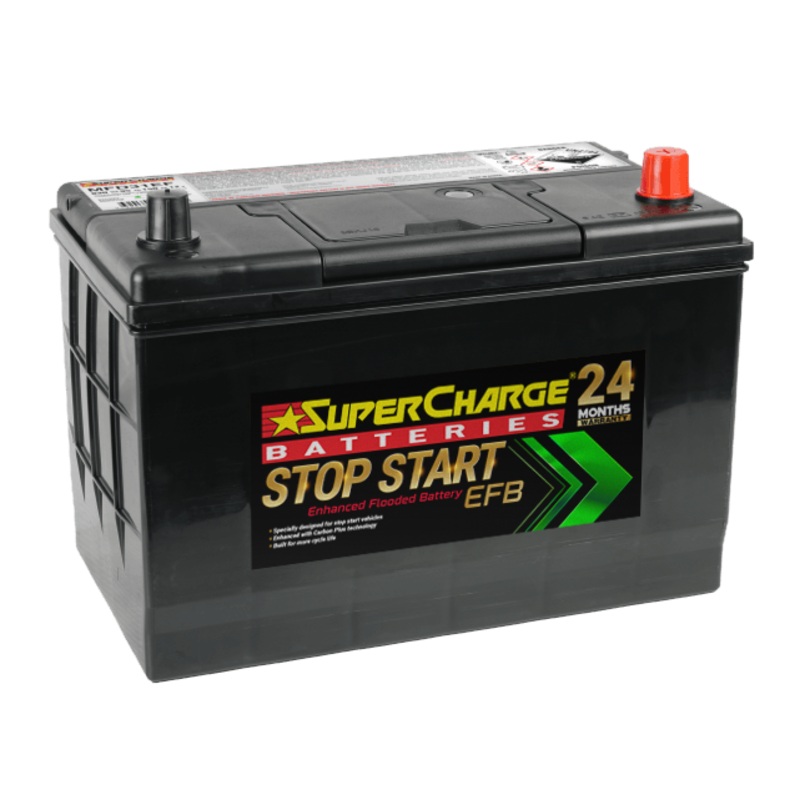 SuperCharge MFD31EF Start-Stop EFB Battery, 12V 830 CCA, 24-Month Warranty (T-110)