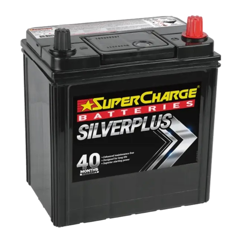 Supercharge NS40ZL Battery – 350 CCA, 40-Month Warranty (Suits Small Japanese Cars)
