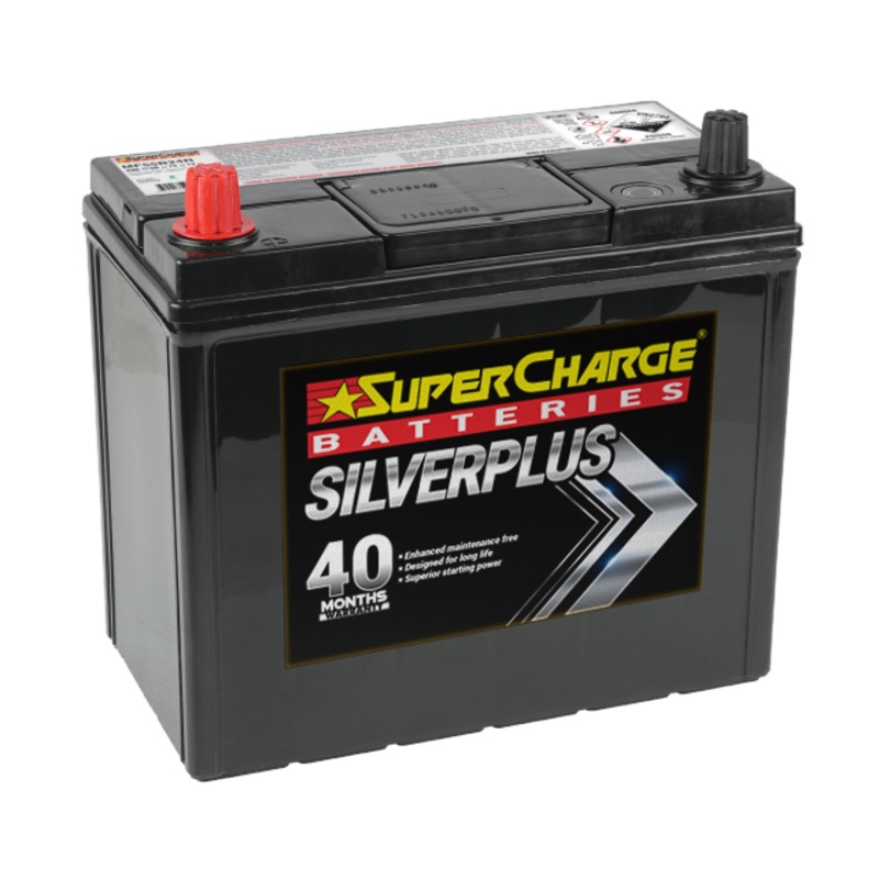 SuperCharge NS60 Battery, 12V 480 CCA, 40-Month Warranty, Small Post (Right Hand)