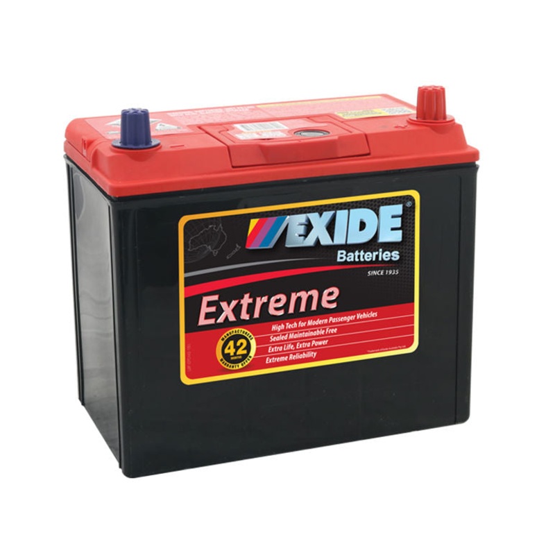 X60CPMF Exide Extreme Battery 12V 480CCA – NS60L, 42 Months Warranty