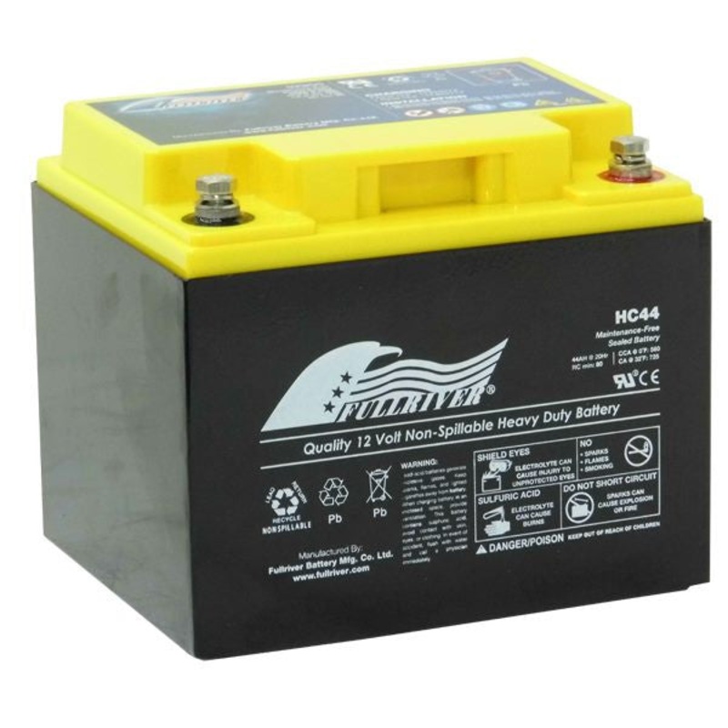 Fullriver 12V HC44 AGM Battery 560CCA – Odyssey PC1200 Replacement