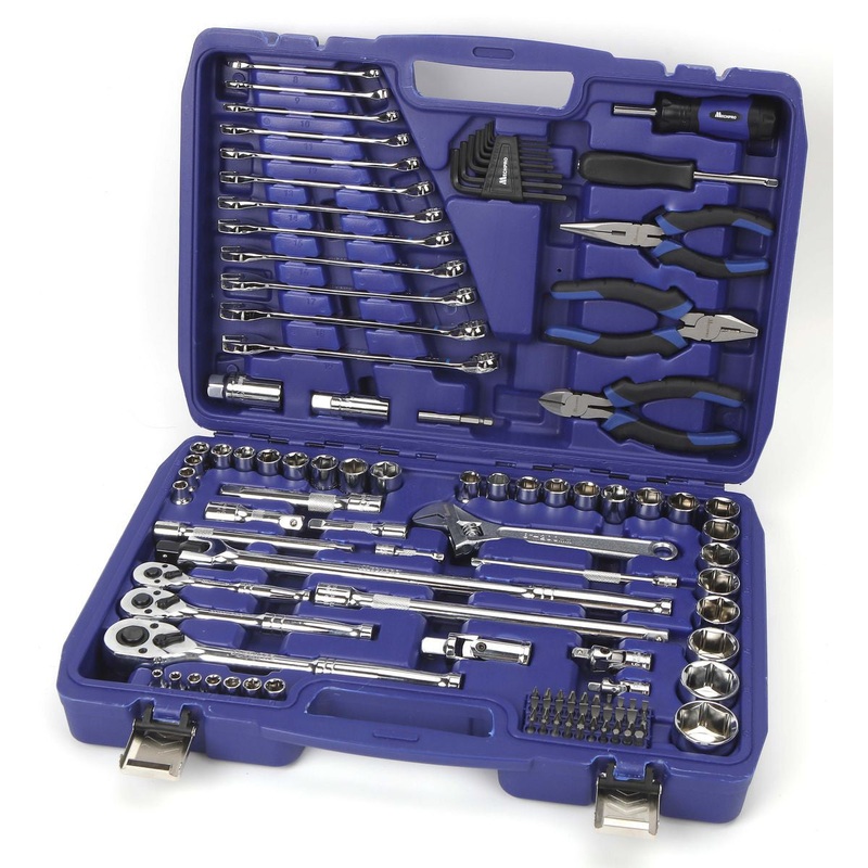 Mechpro 117-Piece Automotive Tool Kit | Professional Grade Socket Set – MP224KCRV