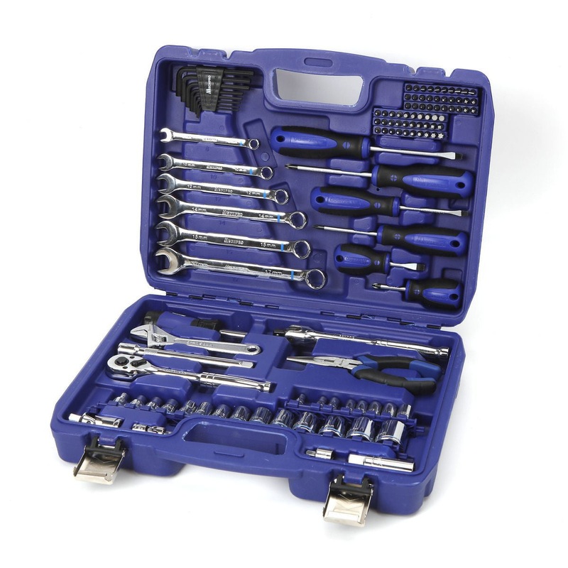 MechPro Blue 112-Piece Automotive Tool Box Kit  MP225KCRV