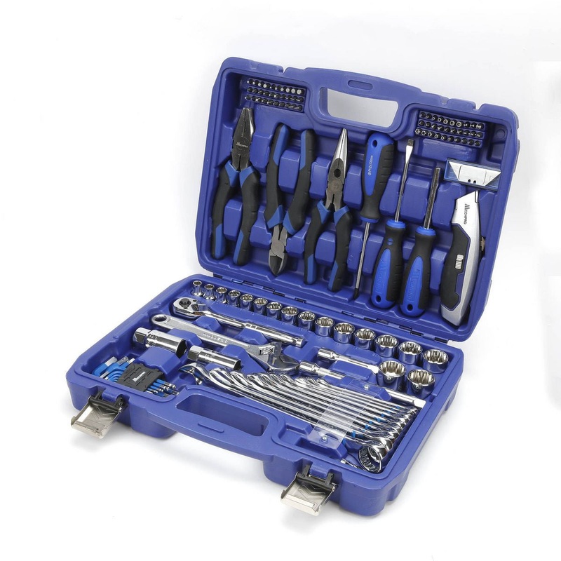Mechpro Blue 120 Piece Automotive Tool Kit  MP222KCRV