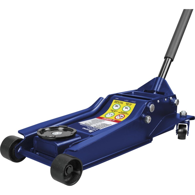 MechPro Blue 3000kg Low Profile Trolley Jack MBGJ3000 | Heavy Duty Steel