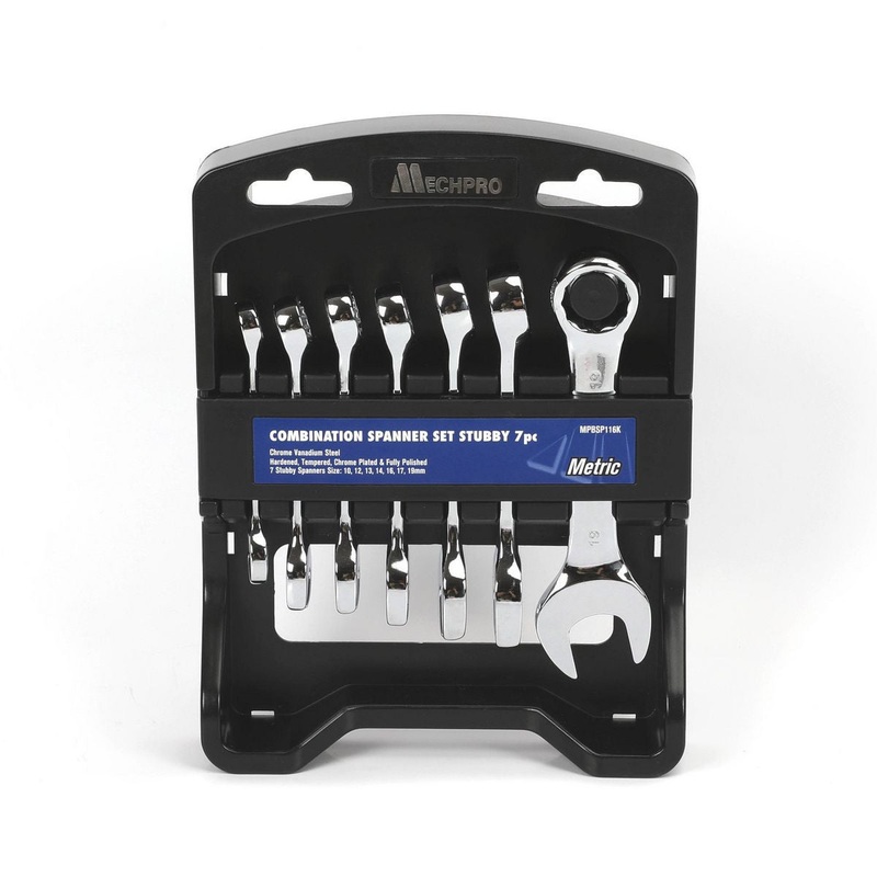 Mechpro Blue 7 Piece Combination Spanner Set  MPBSP116K