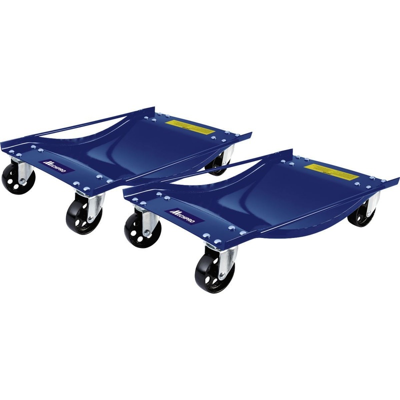 Mechpro Blue 900kg Wheel Dollies (Pair)  MPBWD900-1