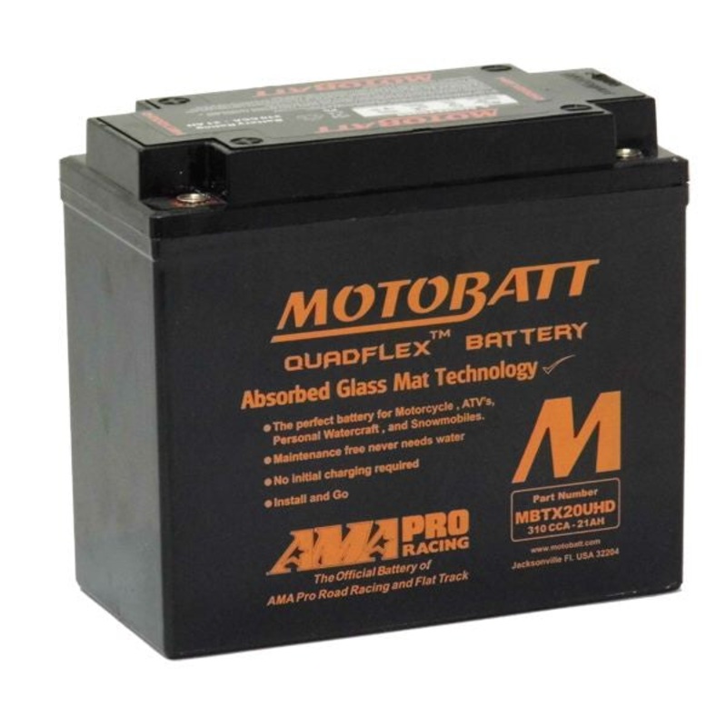 Motobatt MBTX20UHD 12V 310CCA AGM Battery | Superstart