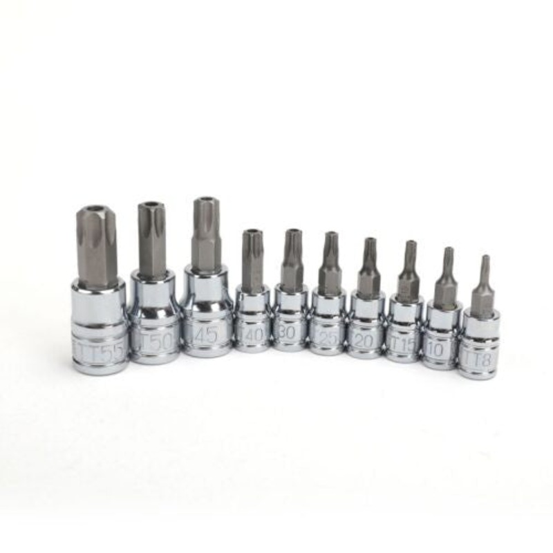 Mechpro Blue 10 Piece Tamperproof Torx Socket Set  MPBSK149K