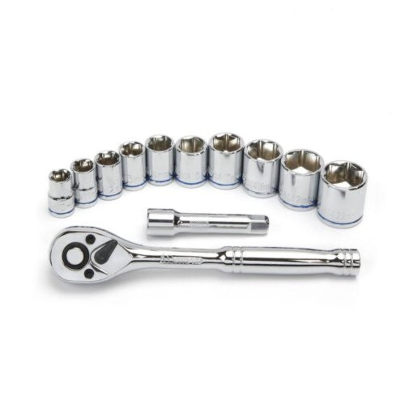 Mechpro Blue 12 Piece Socket Set  MPBSK145K