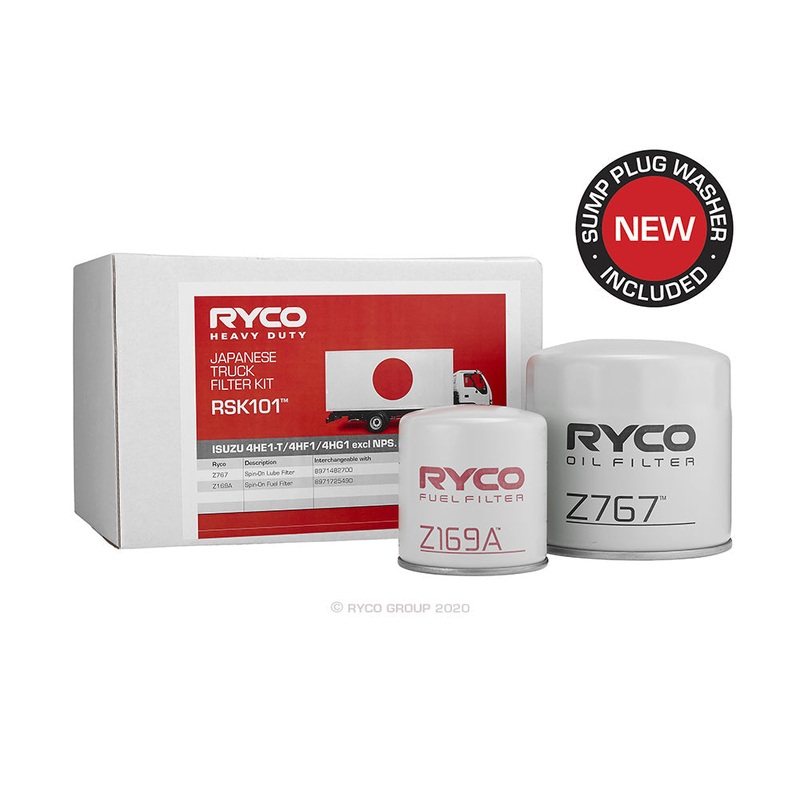 RSK101 Ryco Service Kit ISUZU 4HF1 (NKR66), 4HG1 (NPR71)