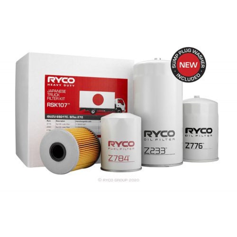 RSK107 Ryco Kit ISUZU 6SD1TC (FVD23, FVM23, FVR23, FVY23, FVZ23) (to 01/2003)