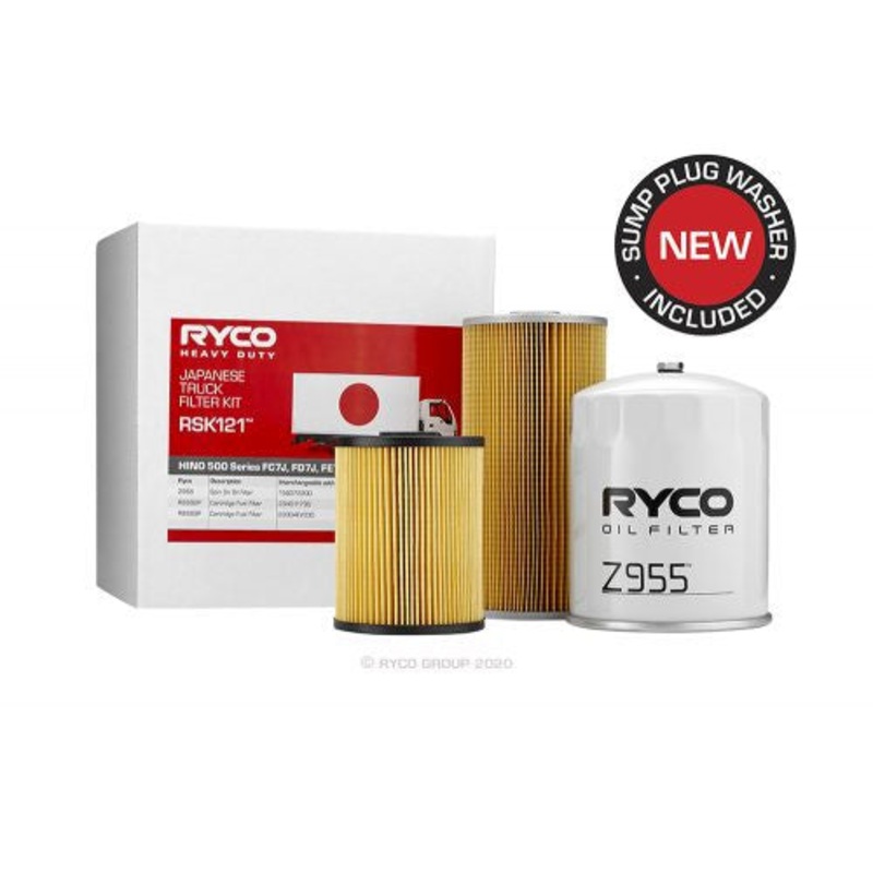 RSK121 Ryco Service Kit HINO 500 Series FC7J, FD7J, FE7J (Euro 5)