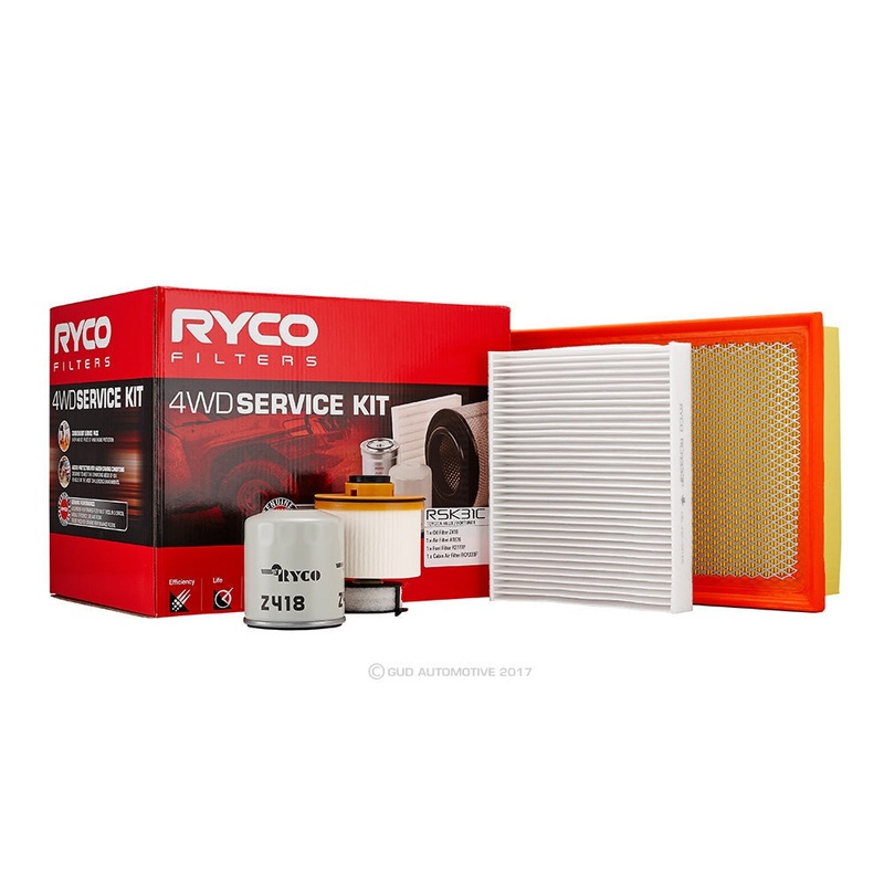 Ryco 4WD Service kit Toyota Fortuner, Hilux GUN Series Turbo Diesel RSK31C