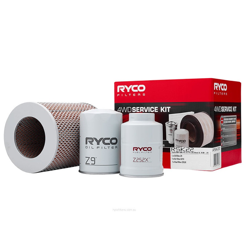 RYCO 4WD SERVICE KIT TOYOTA HILUX LN86, 106, 107, 111 RSK22