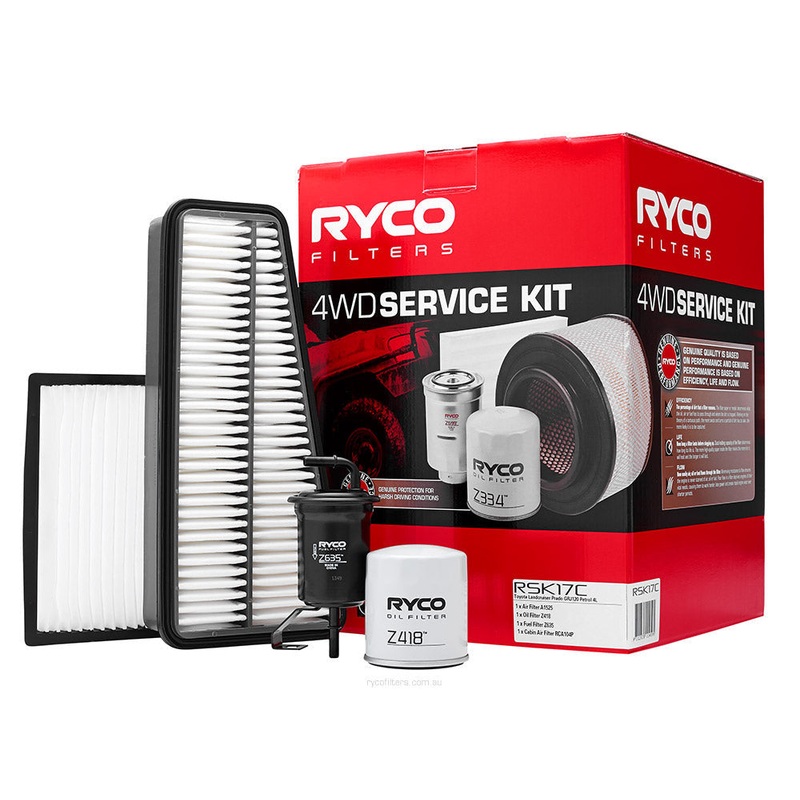 RYCO 4WD SERVICE KIT TOYOTA LANDCRUISER PRADO FGRJ120 4.0L RSK17C