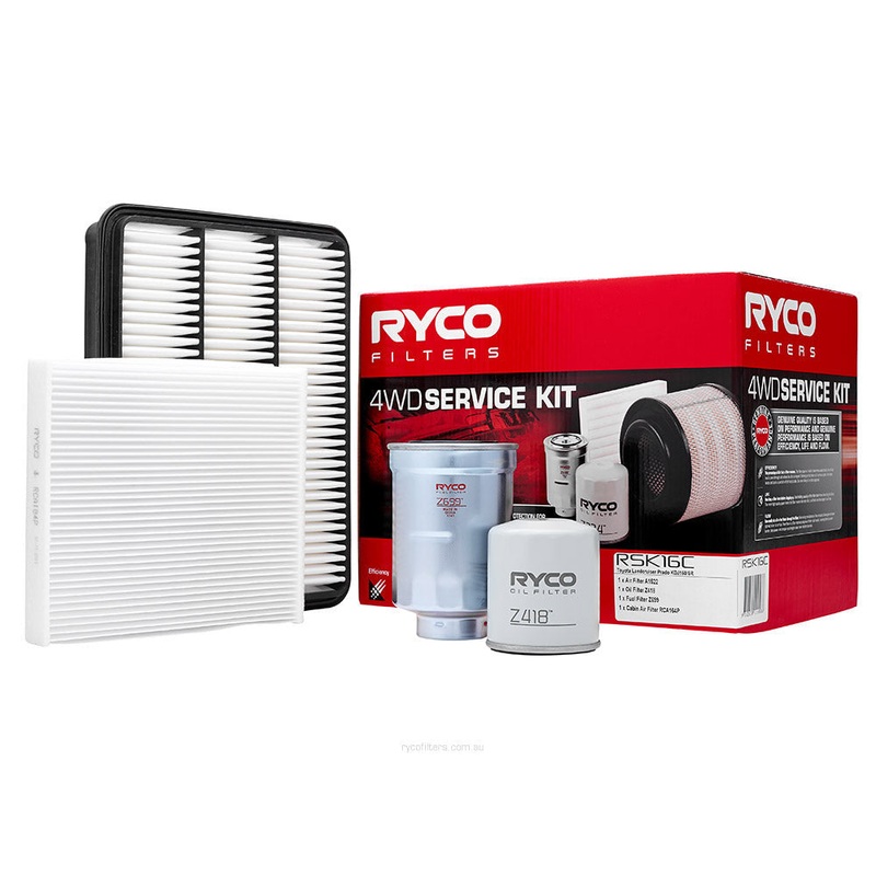 RYCO 4WD SERVICE KIT TOYOTA LANDCRUISER PRADO KDJ150/55R RSK16C