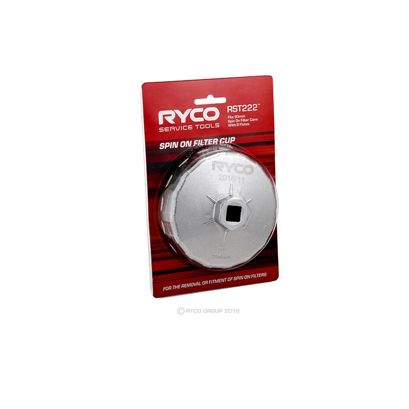 Ryco Spin On Filter Removal Cup Wrench RST222