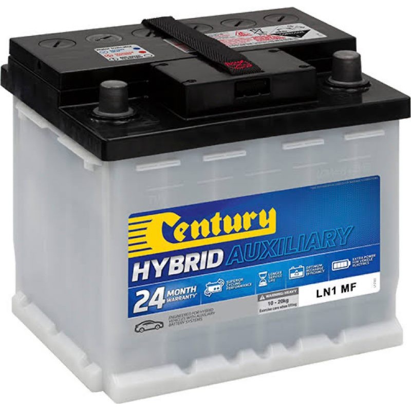 Century LN1 EFB Hybrid Aux Battery – 12V 438CCA 52Ah