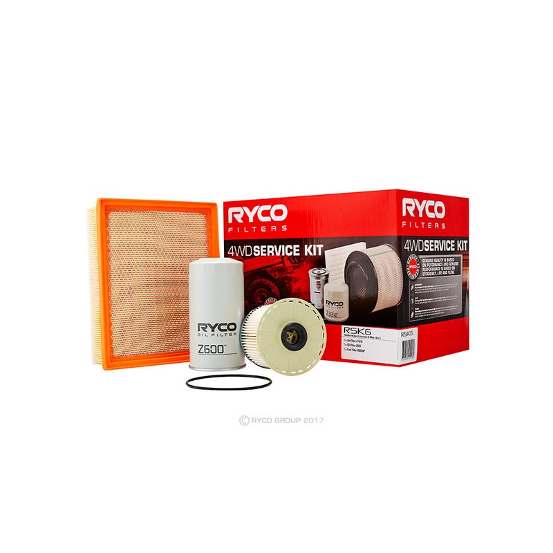 Ryco 4WD Service kit Holden Rodeo, Holden Colorado, Isuzu dmax RSK6