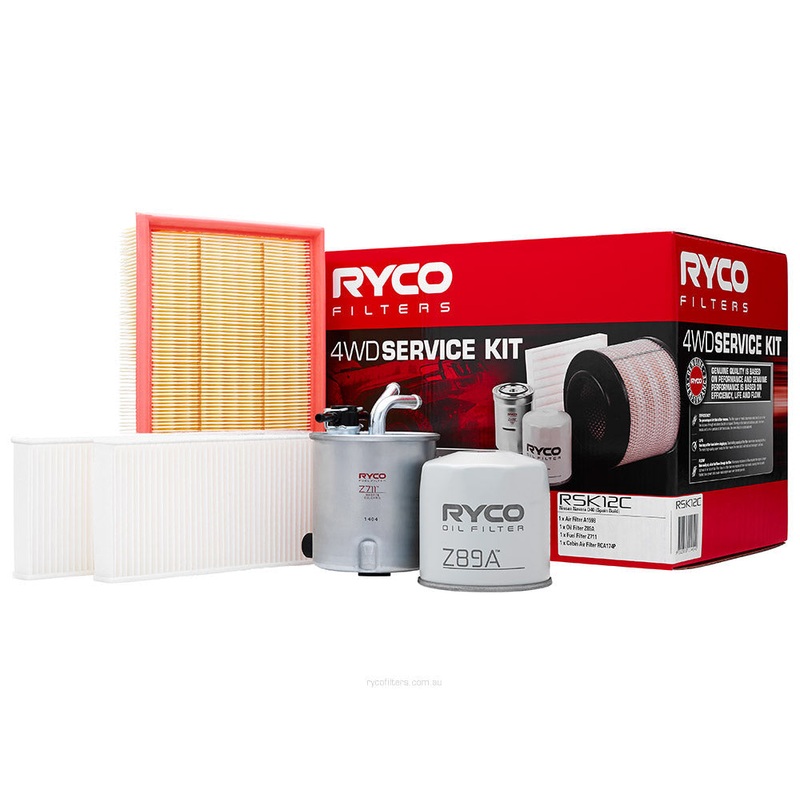 Ryco 4WD Service kit Nissan Navara Ryco RSK12C