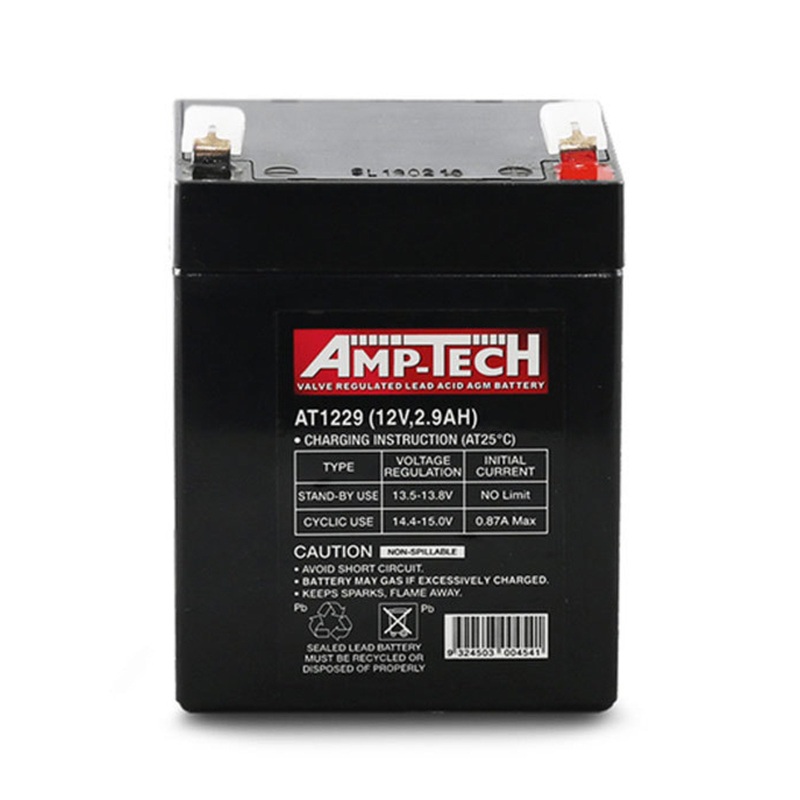 AMPTECH AT1229 12v 2.9AH AGM Battery