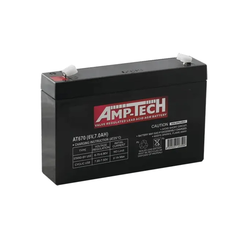 AMPTECH AT670 6v 7AH AGM Battery