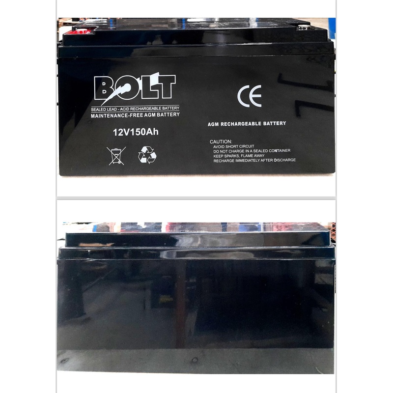 Bolt 12v 150AH AGM Deep Cycle Battery