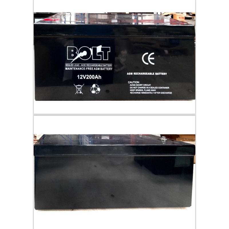 Bolt 12V 200Ah AGM Deep Cycle Battery