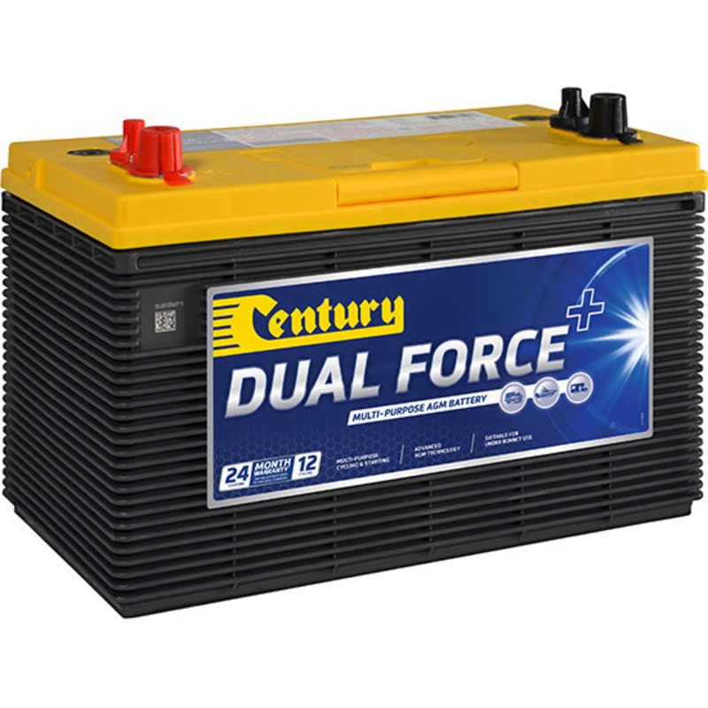 Century 31X MF Dual Force+ AGM Battery – 12V, 950CCA, Dual Purpose