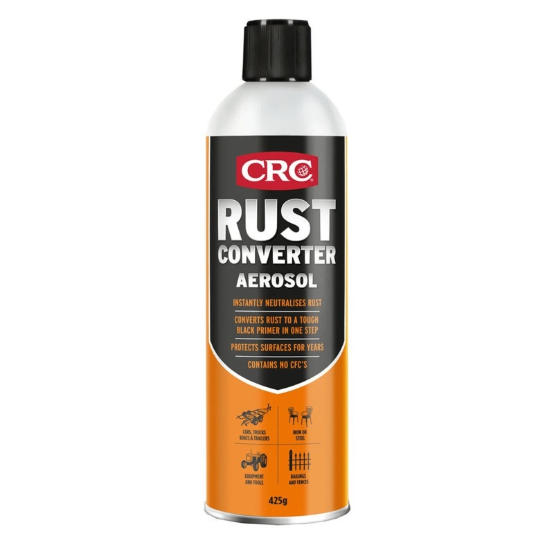 CRC Rust Converter Aerosol 425g – Fast-Acting Rust Treatment Spray (14610)