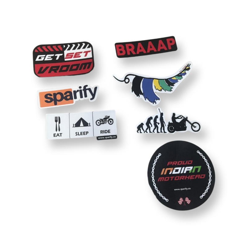 Decals Sticker (Pack of 7) random vinyl Sticker for Helmet Laptop Motorcycle Toolbox Stickers