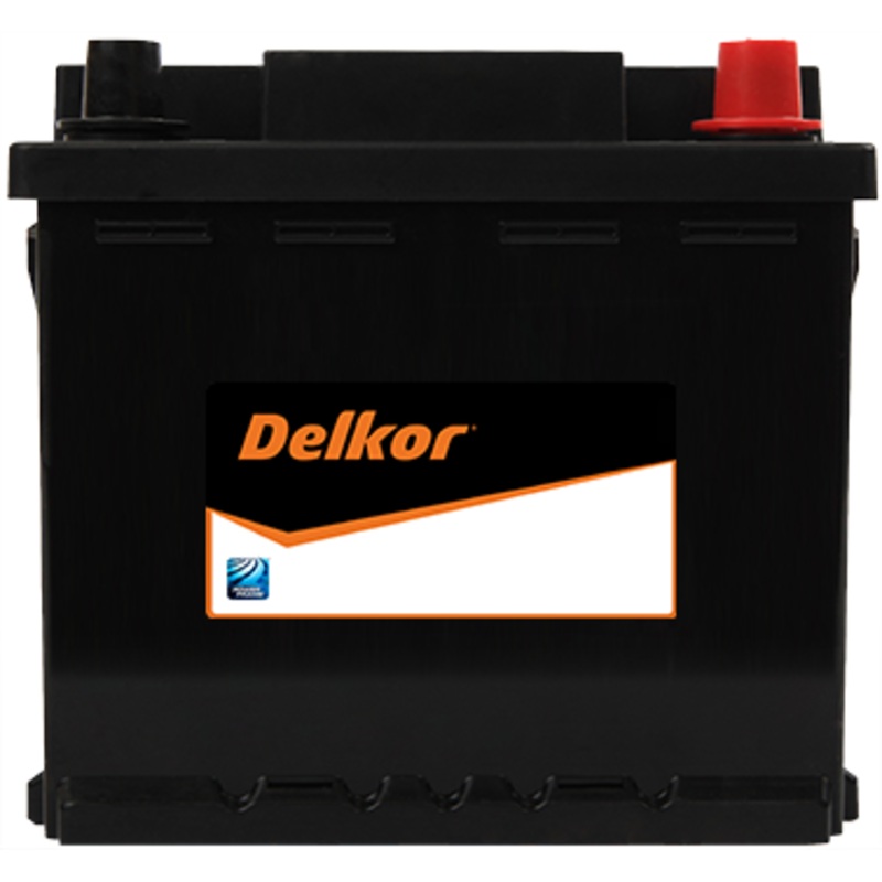 Delkor 55534 DIN44H Calcium Battery – 12V, 500 CCA, 55AH