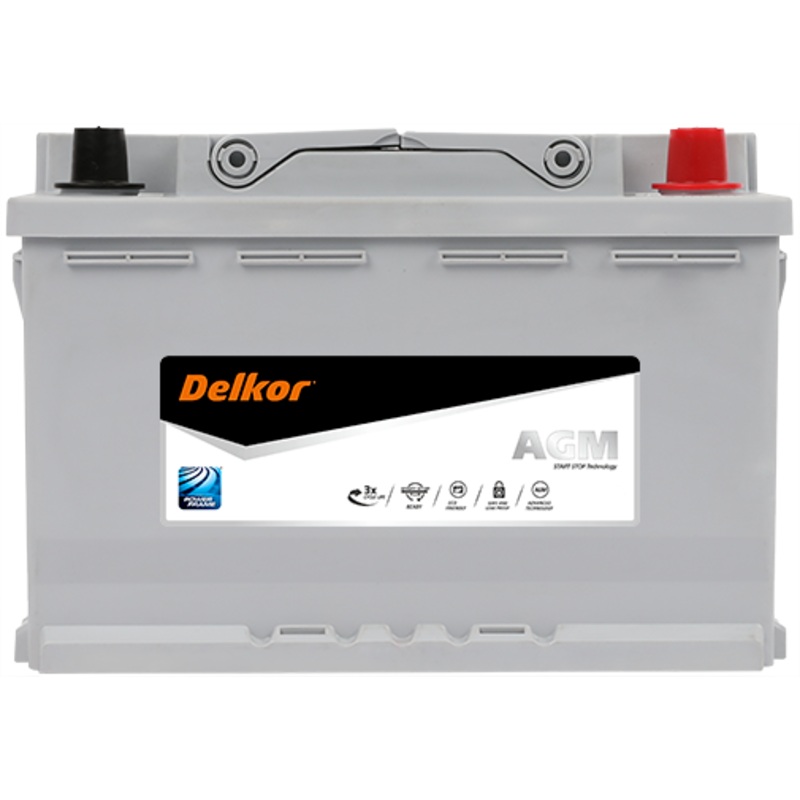 Delkor AGM LN3 570 901 076 760 CCA 70Ah 12V Car Battery