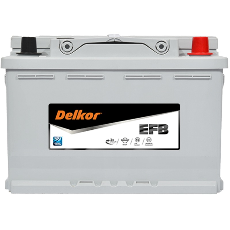 Delkor EFB LN3 70EFB 720 CCA 70Ah 12V Car Battery
