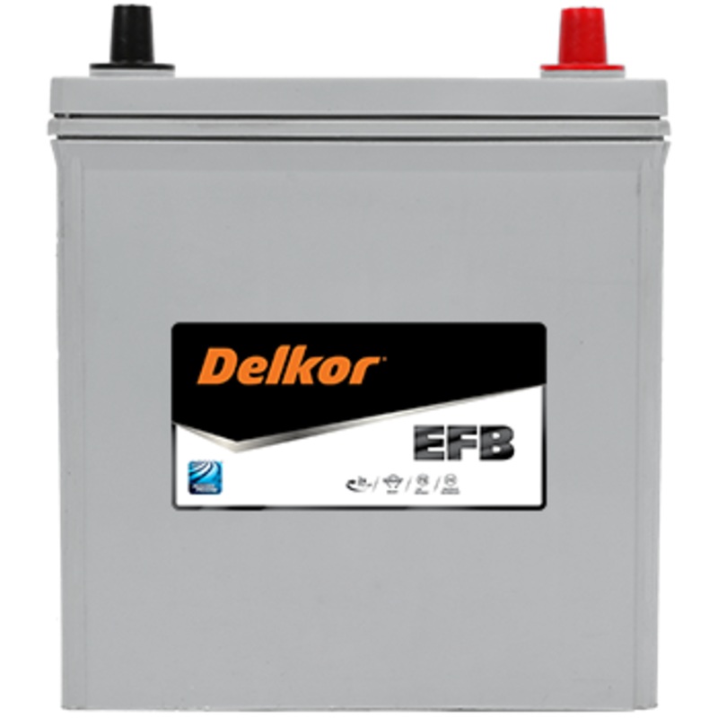 Delkor EFB SM42B20LEFB 400 CCA 43Ah 12V Car Battery