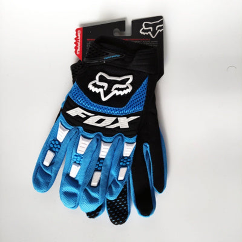 DIRTPAW Motocross Gloves  F.O.X  – Blue white black