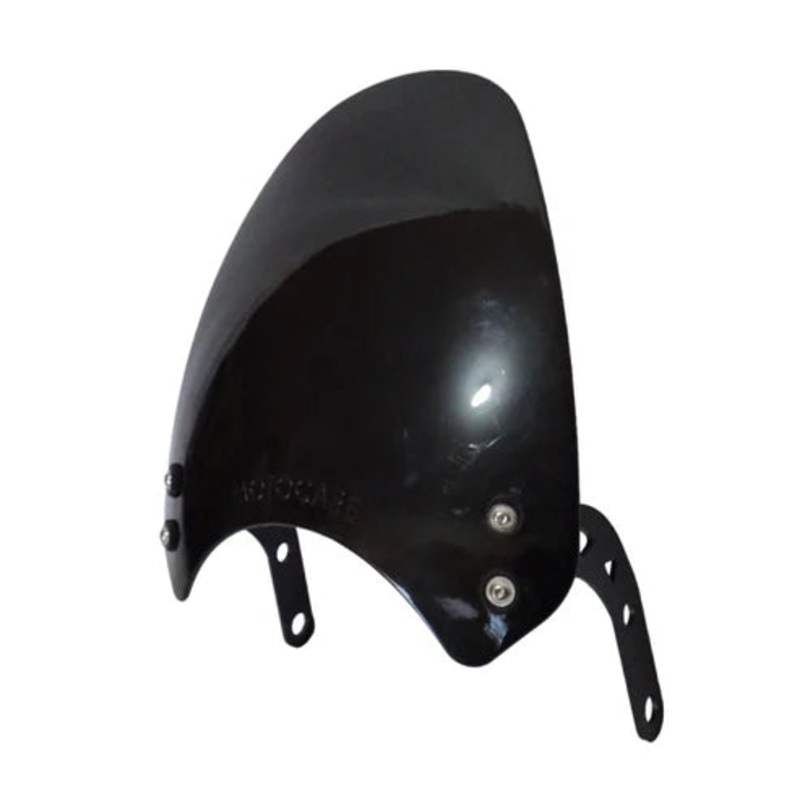 Yamaha FZ X windshield with clamp set MOTOCARE ( Visor) – BLACK