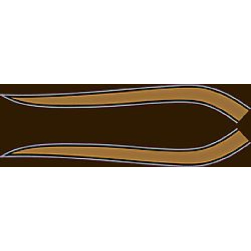 CB750K 1972 Gas Tank Stripe Decals ~ Gold Stripes