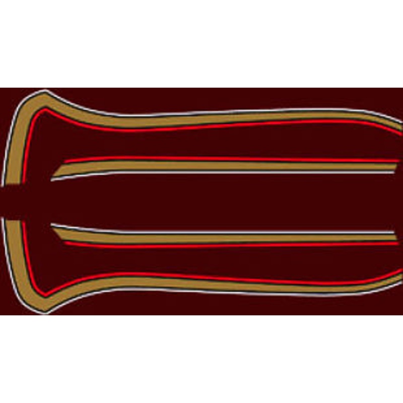 CB750K 1977 Gas Tank Stripe Decals