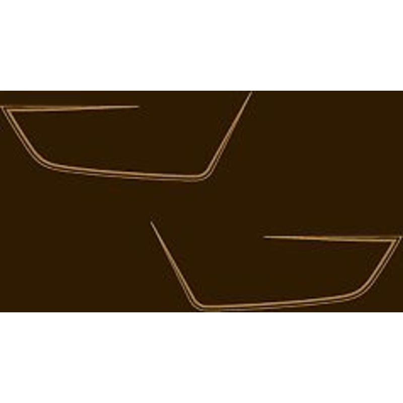 CB750K 1979 Side Cover Stripe Decals ~ Candy Bayard Brown Model