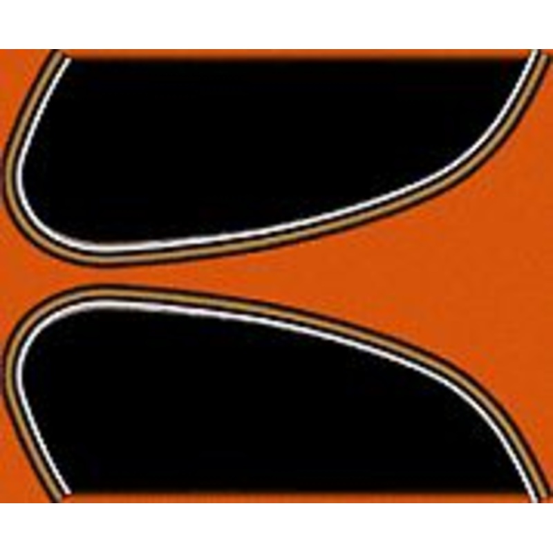 CB550K 1974 Gas Tank Stripe Decals
