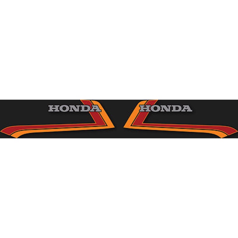 CB900F 1982 Gas Tank Stripe Set ~ Black Model