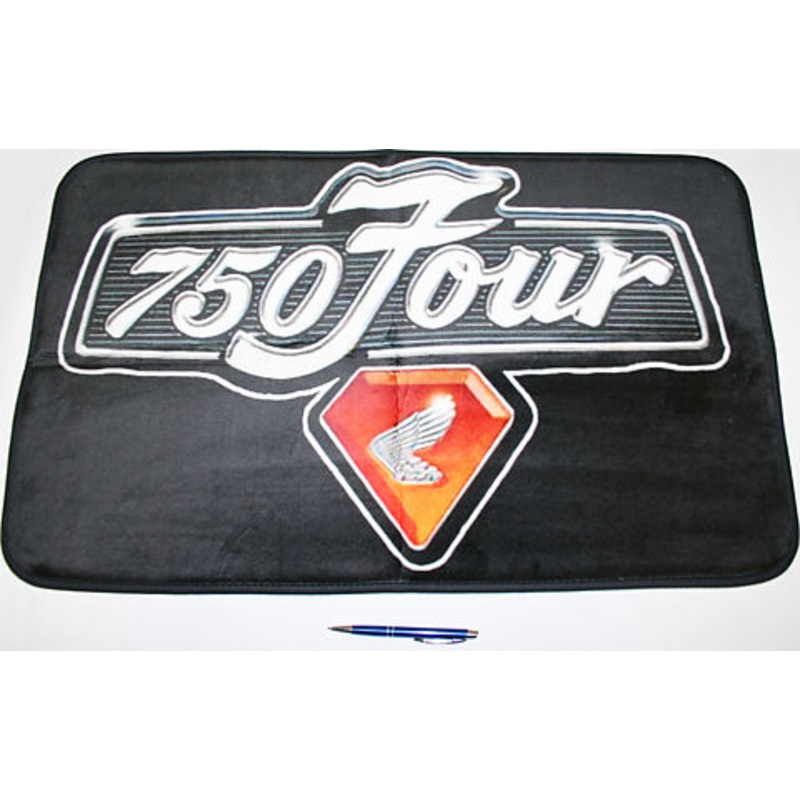 Large ~ Honda CB750 Four Floor Mat ~ Black