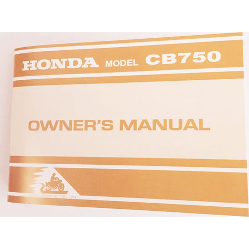 Owner’s Manual 1975 CB750K5