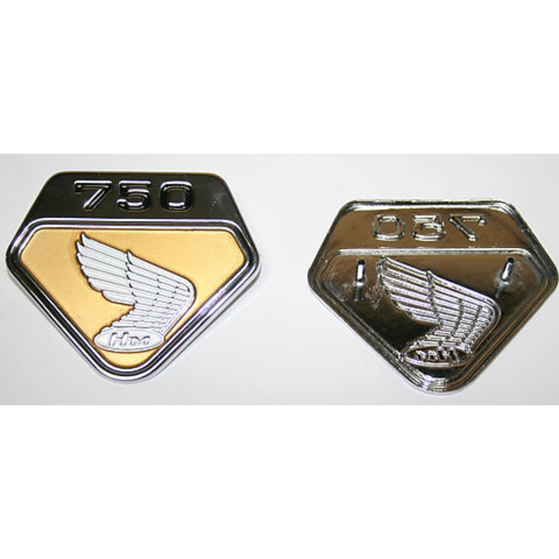 1969-70 CB750K Side Cover Emblem Set – Gold
