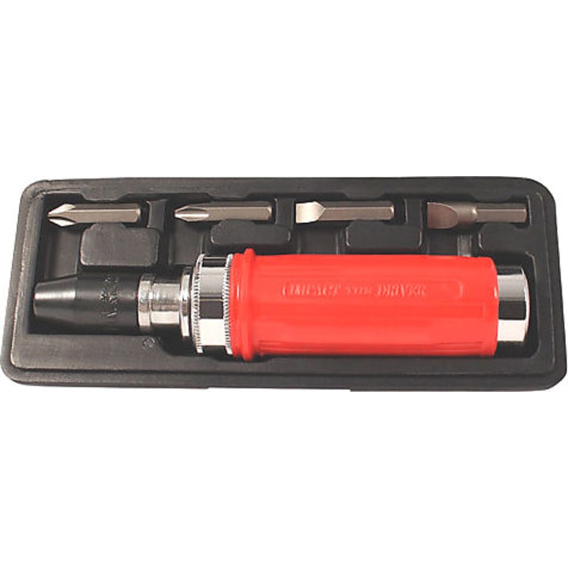 Impact Screwdriver with Bit Set